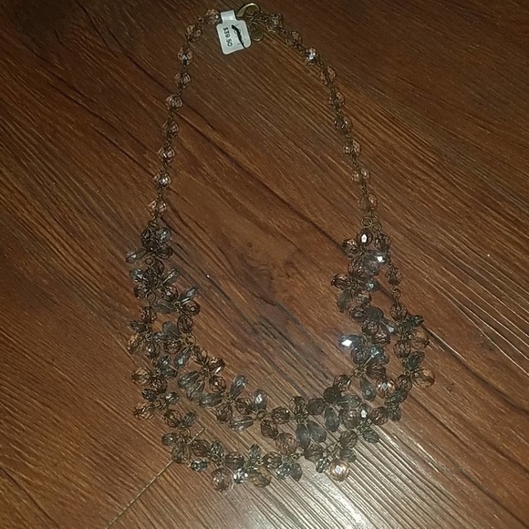Ann Taylor LOFT crystal necklace, $39, NWT - Picture 1 of 4